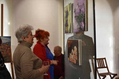 Malwy, róże, fiołki... - Wernisaż wystawy Barbary Harasim